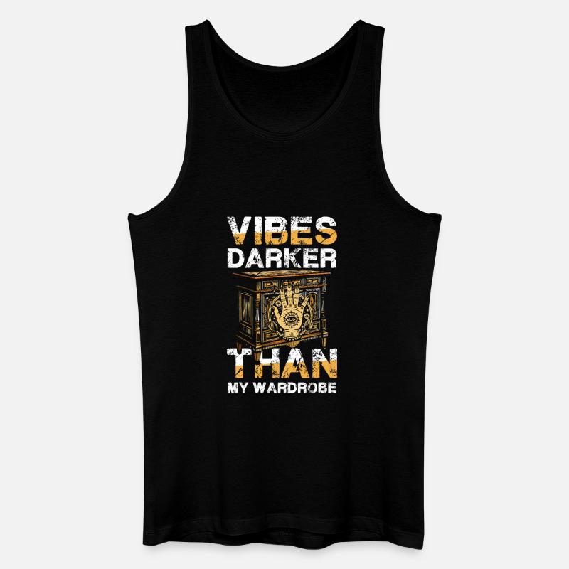 Vibes più cupe del mio guardaroba Okkult Goth Hamsa - Canotta ecologica da uomo - nero