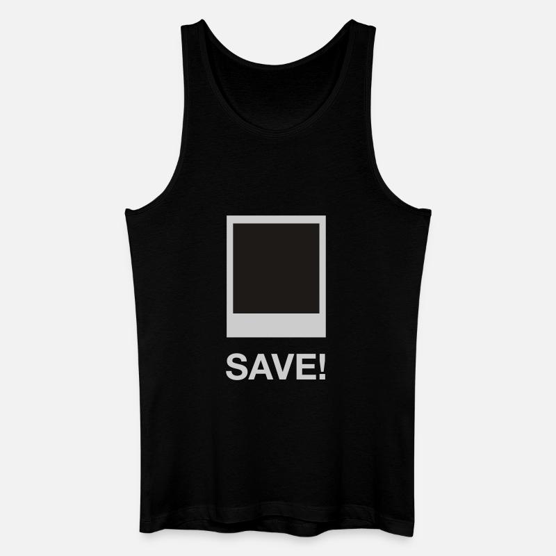 save me - Männer Bio Tank Top - Schwarz
