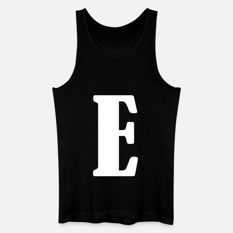E - Männer Bio Tank Top - Schwarz