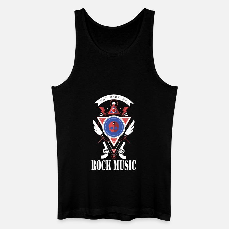 Der dunkle Mann - Männer Bio Tank Top - Schwarz