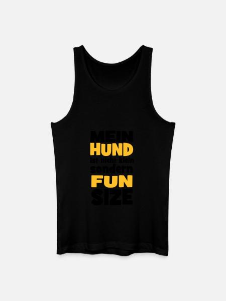 kleiner Hund - Männer Bio Tank Top - Schwarz
