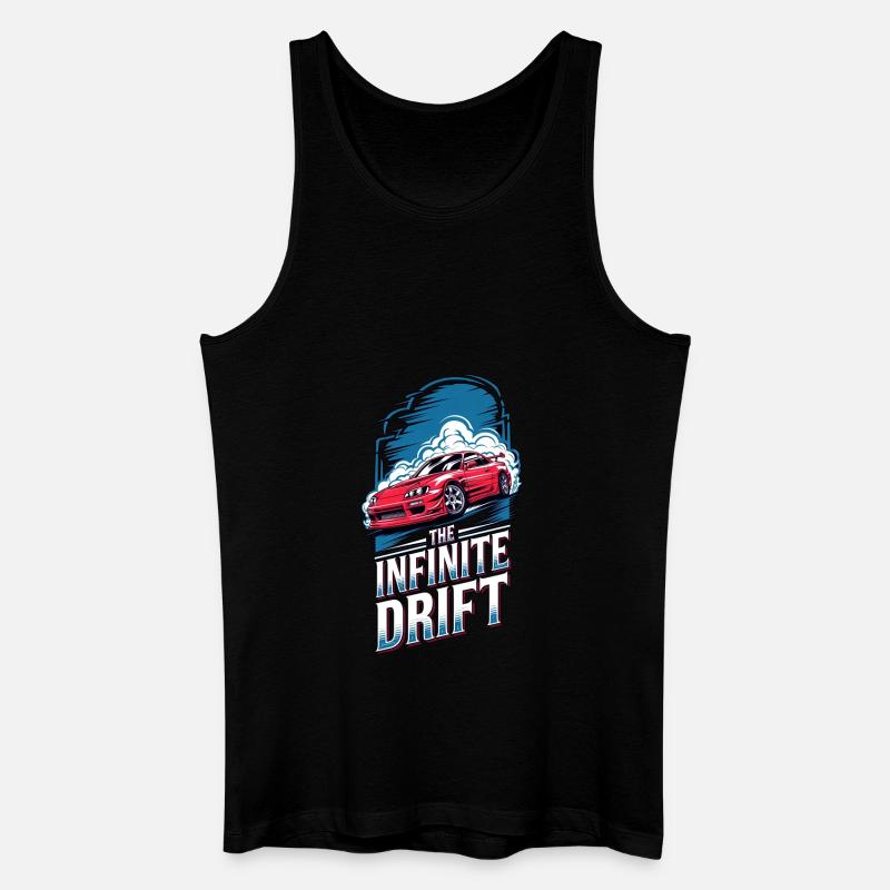Infinite Drift - Autorennen - Männer Bio Tank Top - Schwarz