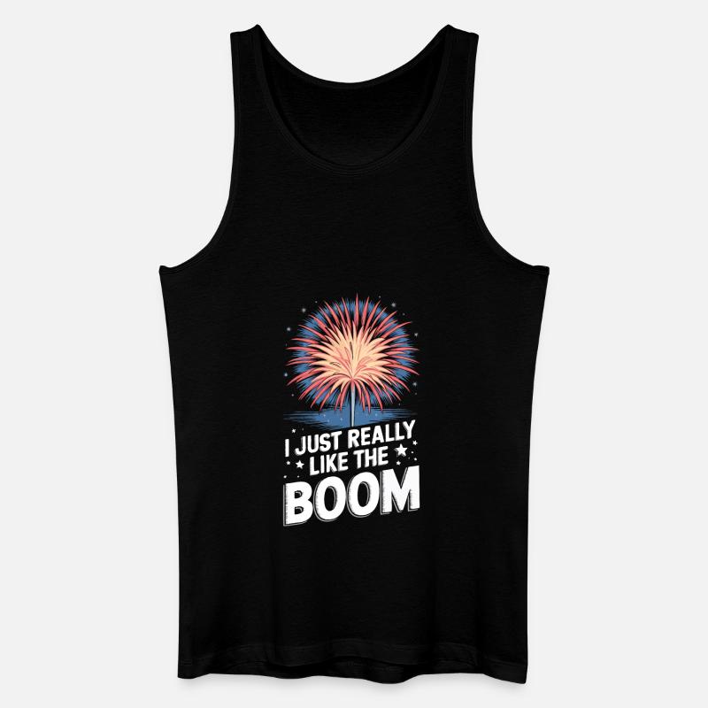 Pyrotechniker Feuerwerk Pyrotechnik - Männer Bio Tank Top - Schwarz