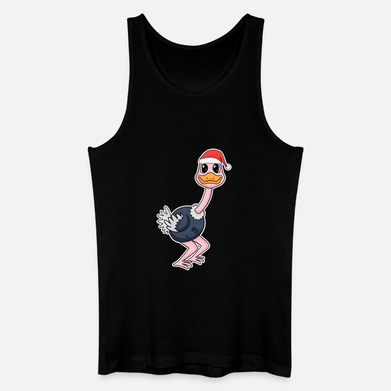 Strauß Weihnachten - Männer Bio Tank Top - Schwarz