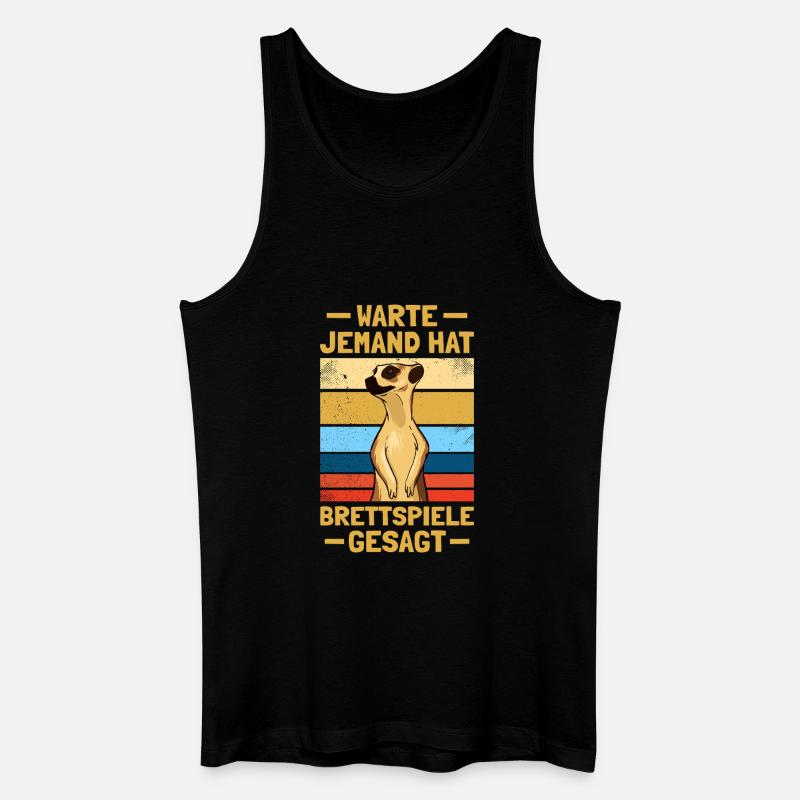 Jemand hat Brettspiele Gesellschaftsspiel - Männer Bio Tank Top - Schwarz