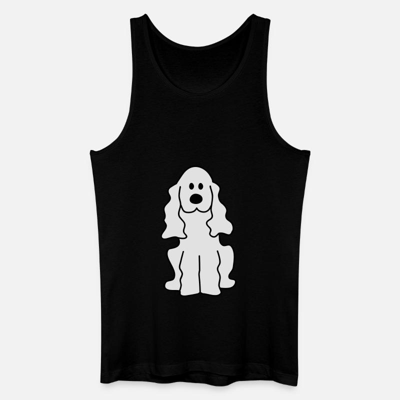 Cocker Spaniel - Männer Bio Tank Top - Schwarz