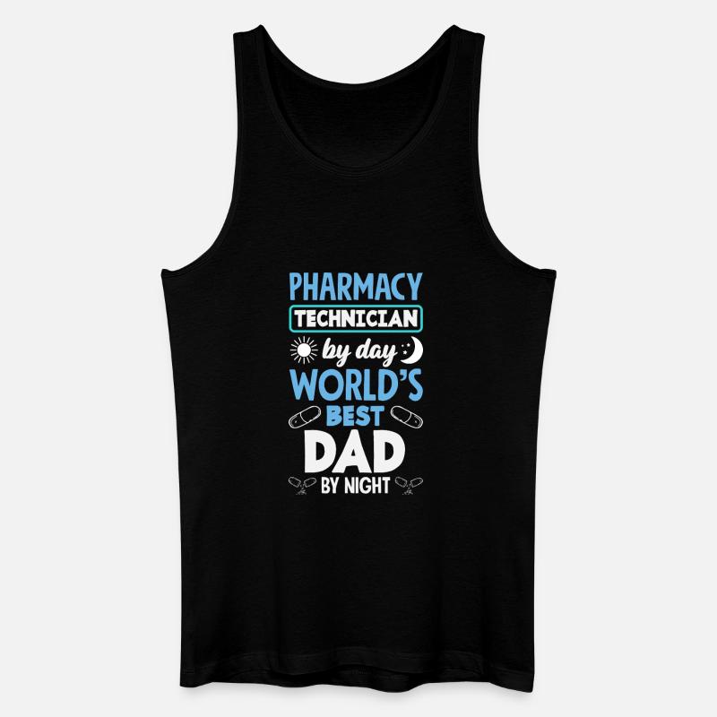 Apotheker Pharmazeutisch-technischer - Männer Bio Tank Top - Schwarz