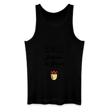 Naturisme / Naturiste / Nudisme / Nudiste - Débardeur bio Homme - noir - Devant