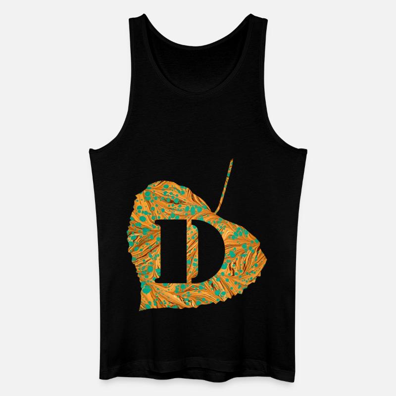 blatt e 95 d - Männer Bio Tank Top - Schwarz