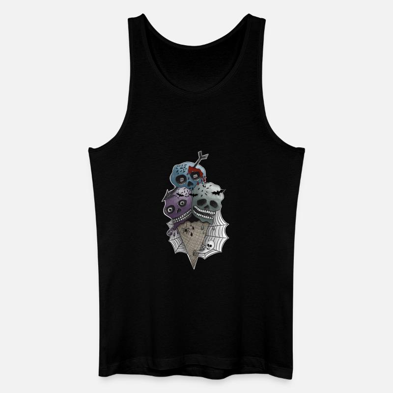 GothICECream Deluxe - Männer Bio Tank Top - Schwarz