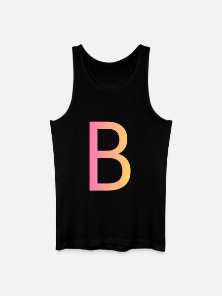 b - Men’s Organic Tank Top - black