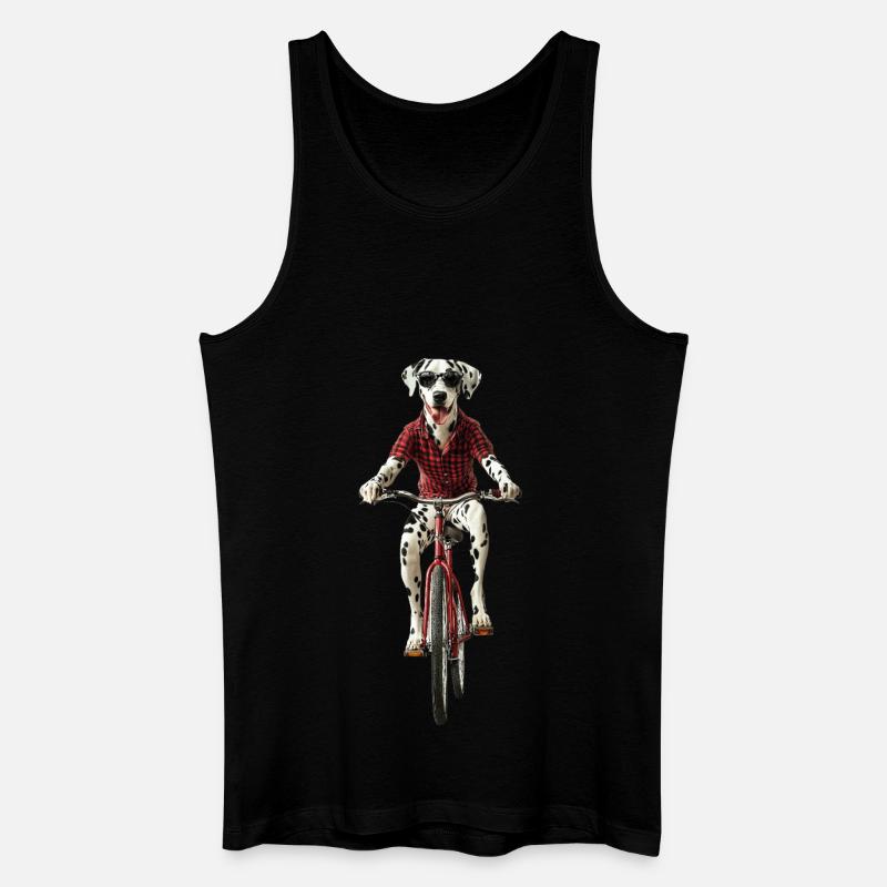 Dalmatiner - Männer Bio Tank Top - Schwarz