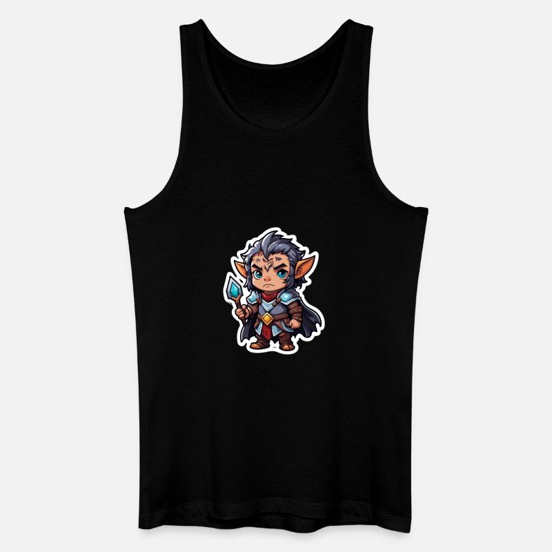 Dungeon Waldläufer - Männer Bio Tank Top - Schwarz