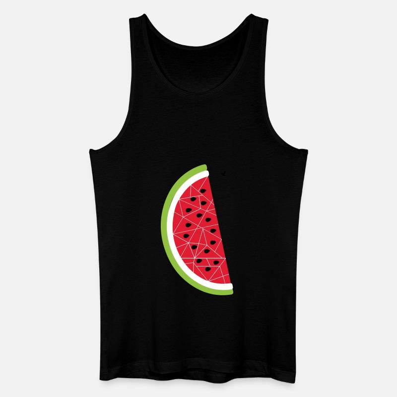 melone - Männer Bio Tank Top - Schwarz