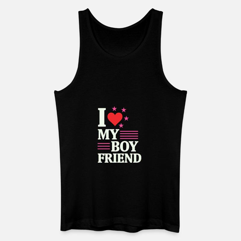 Partnershirt - Männer Bio Tank Top - Schwarz