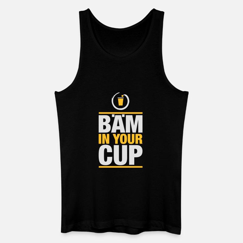In your cup - Männer Bio Tank Top - Schwarz