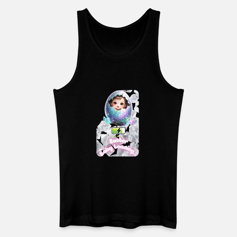 Easter Bud Baby Egg Explosion - Men’s Organic Tank Top - black