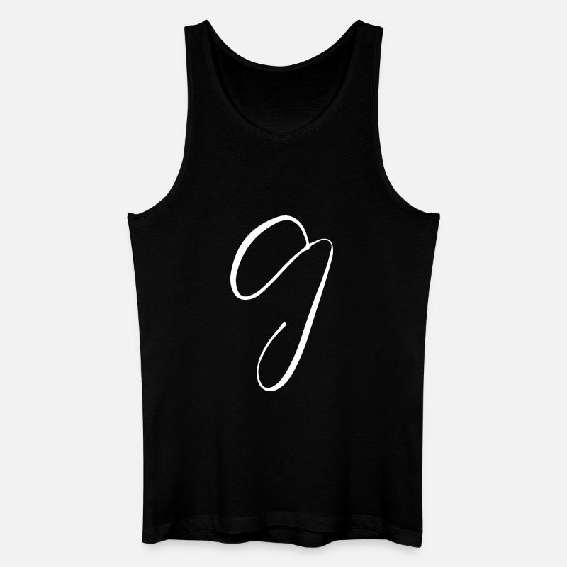 G - Männer Bio Tank Top - Schwarz
