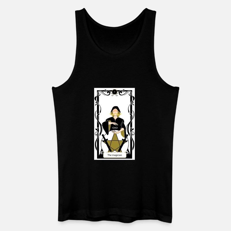 Der Magier - Männer Bio Tank Top - Schwarz