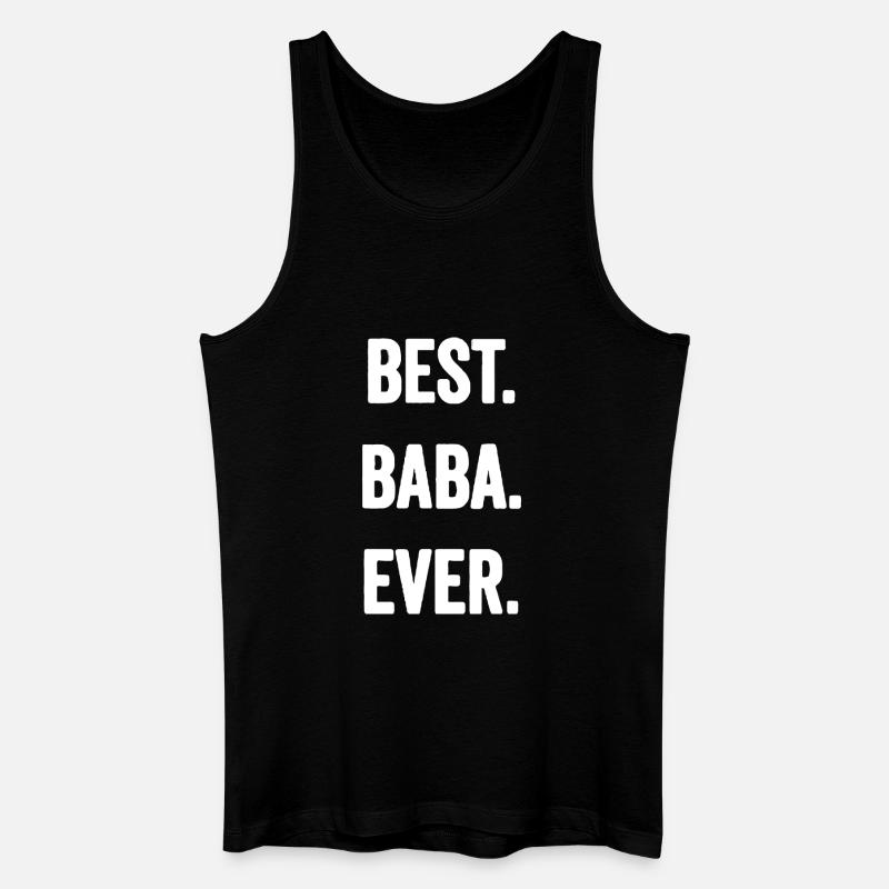 Best Baba Ever Bold - Men’s Organic Tank Top - black