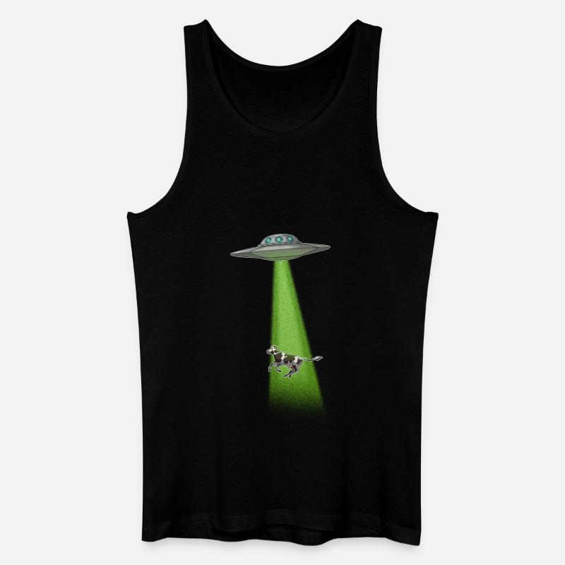 UFO - Männer Bio Tank Top - Schwarz