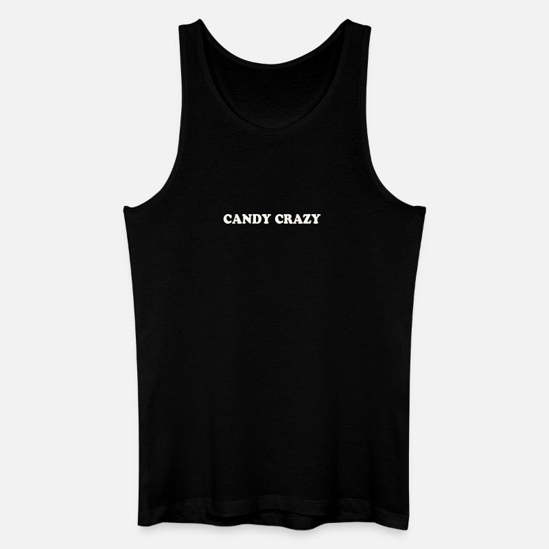 CANDY CRAZY - Männer Bio Tank Top - Schwarz
