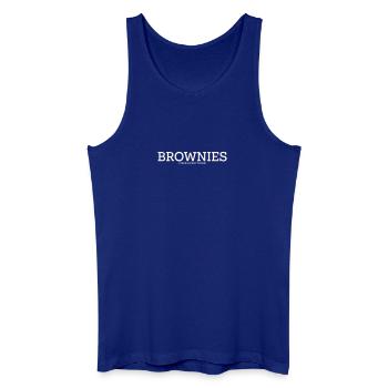 BROWNIES FIXES EVERYTHING - Men’s Organic Tank Top - royal blue - Front