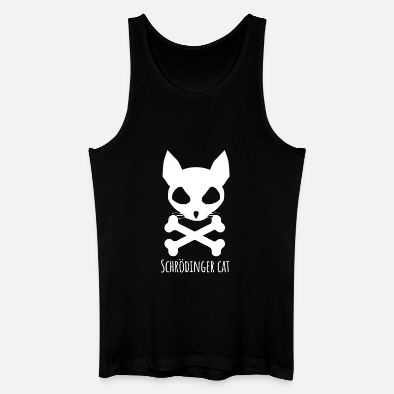 Schrödingers Katze - Männer Bio Tank Top - Schwarz