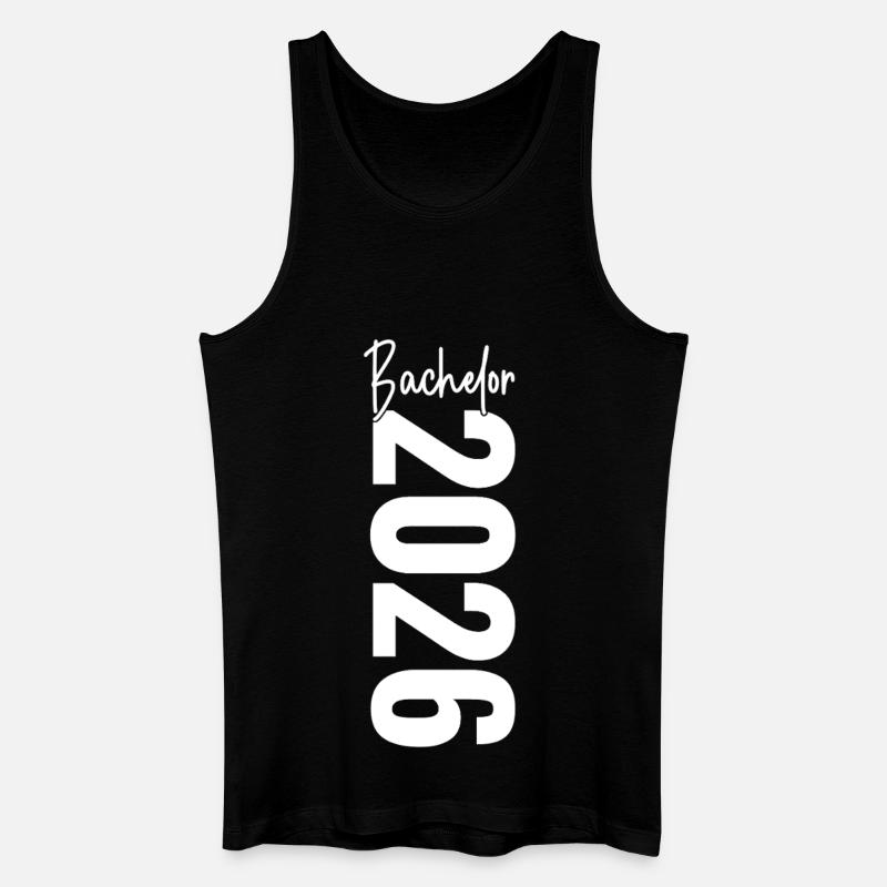 Bachelor 2026 - Männer Bio Tank Top - Schwarz