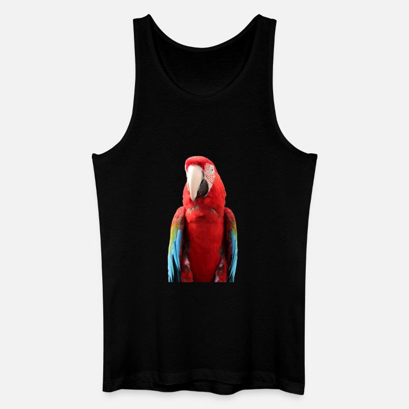 Papageien T-shirt Geschenk - Männer Bio Tank Top - Schwarz