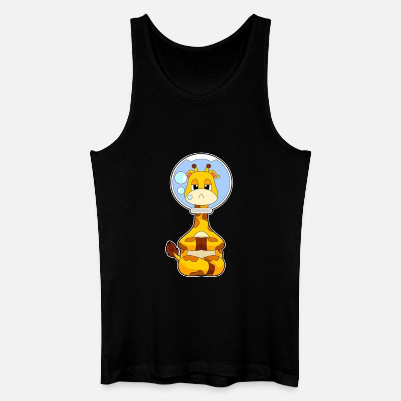Giraffe Aquarium - Männer Bio Tank Top - Schwarz