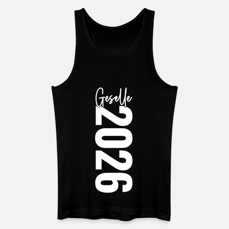 Geselle 2026 - Männer Bio Tank Top - Schwarz