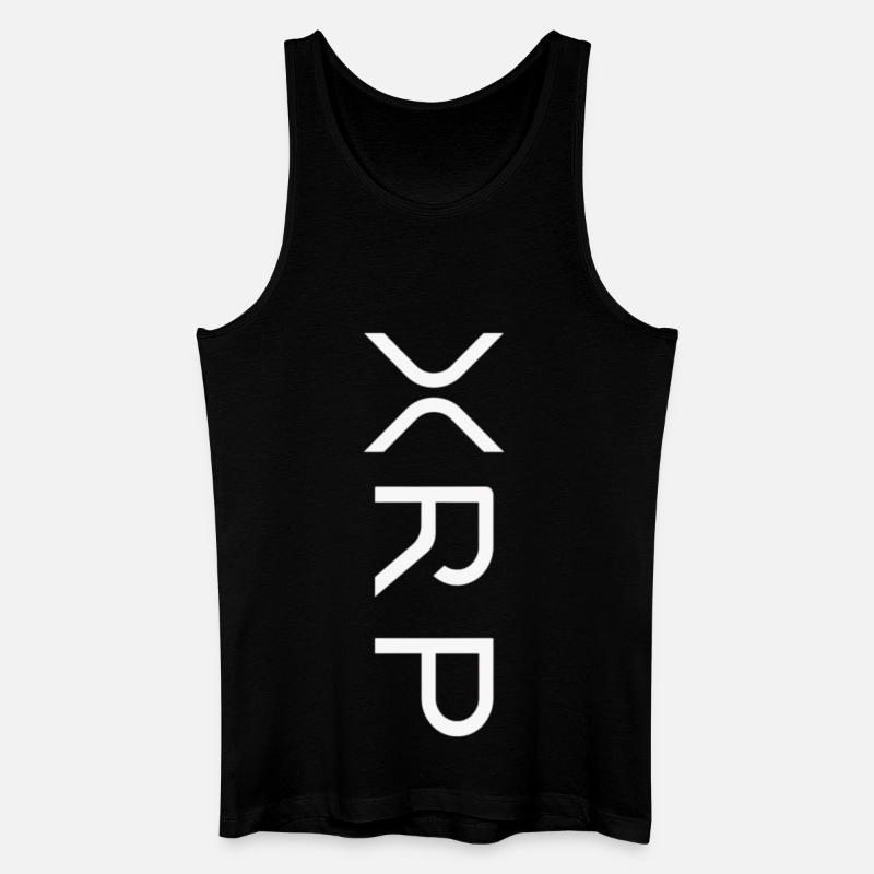 Ripple XRP Logo - Männer Bio Tank Top - Schwarz