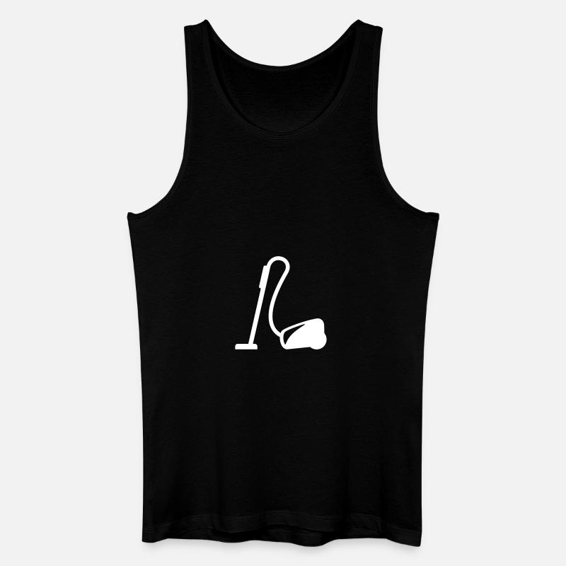 Staubsauger - Männer Bio Tank Top - Schwarz