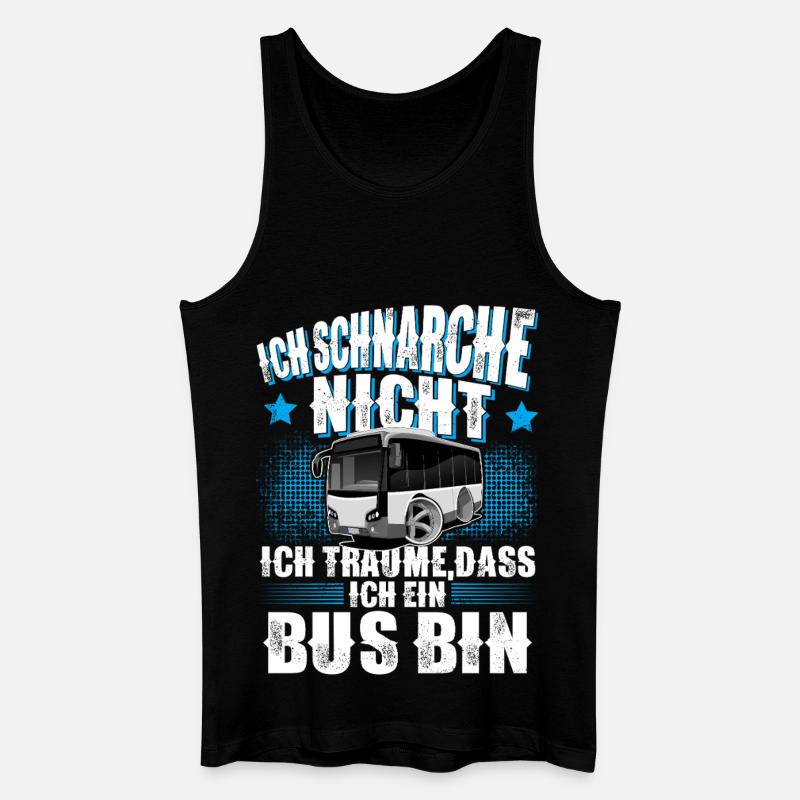 Busfahrer - Männer Bio Tank Top - Schwarz