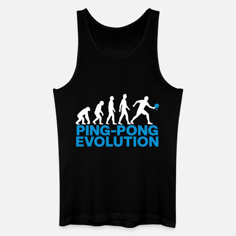 Ping-Pong Evolution Smash Gift Cool - Men’s Organic Tank Top - black