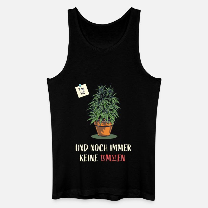 Cannabis - Männer Bio Tank Top - Schwarz