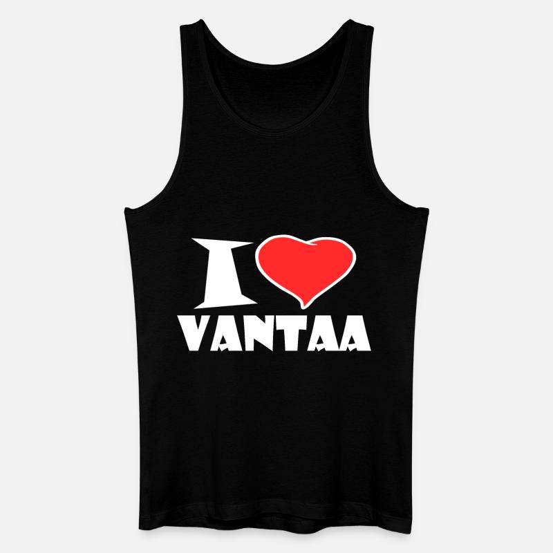 Vantaa - Débardeur bio Homme - noir