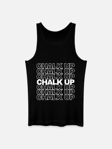 Boulderer Chalk Up Bouldering - Men’s Organic Tank Top - black