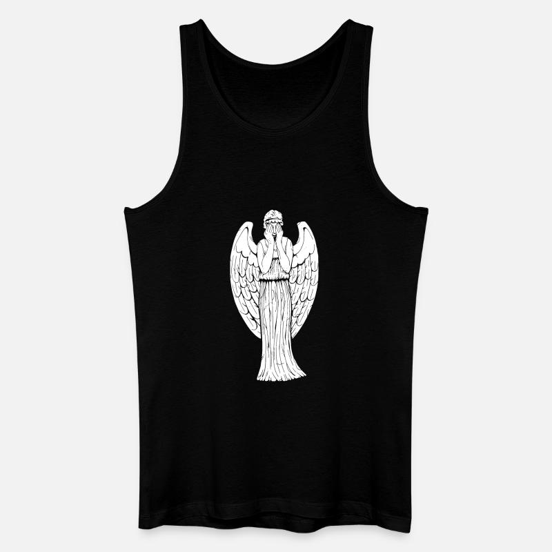 Don't Blink - Männer Bio Tank Top - Schwarz