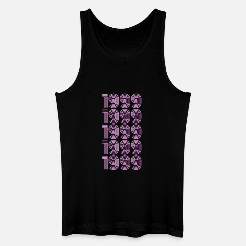 1999 - Männer Bio Tank Top - Schwarz