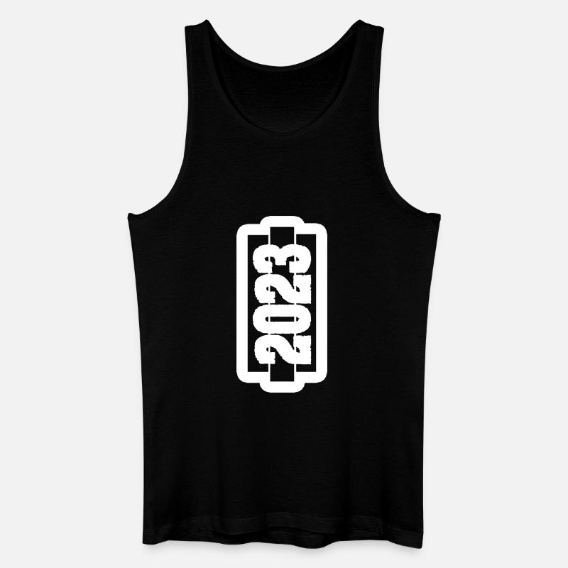 2023 - Männer Bio Tank Top - Schwarz