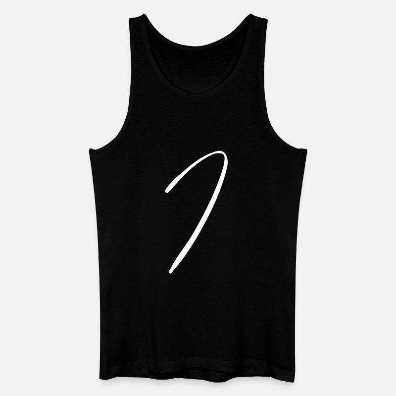 I - Männer Bio Tank Top - Schwarz
