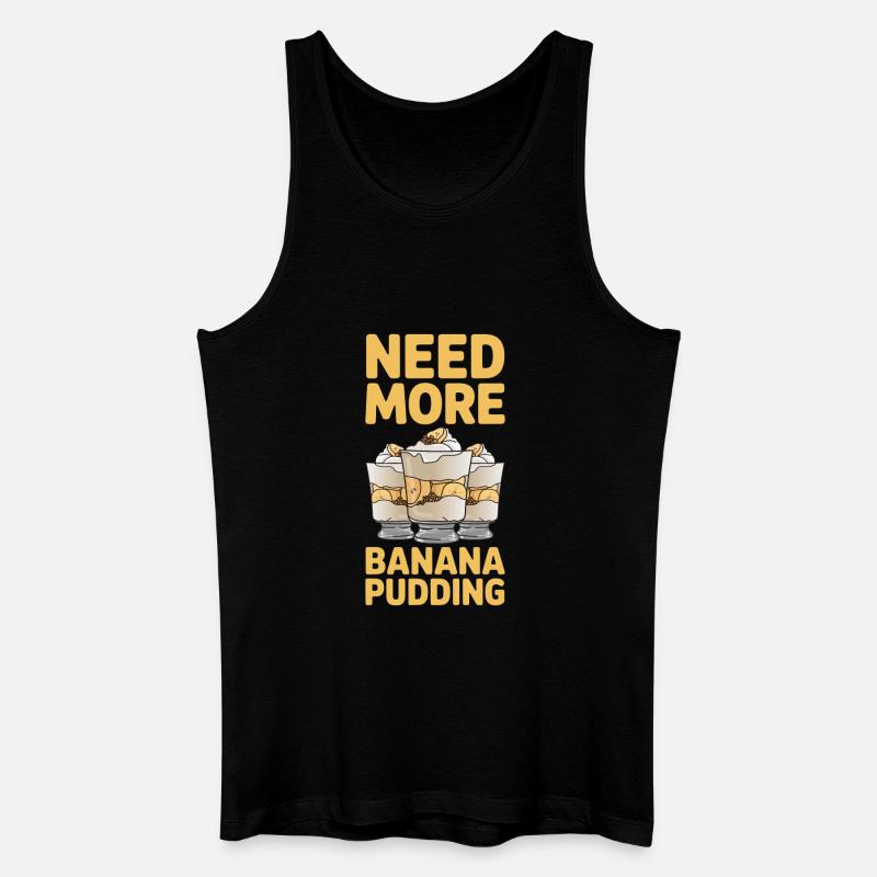 Bananenpudding Bananen Pudding Geschenke - Männer Bio Tank Top - Schwarz