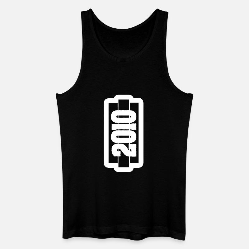 Geboren 2010 - Männer Bio Tank Top - Schwarz