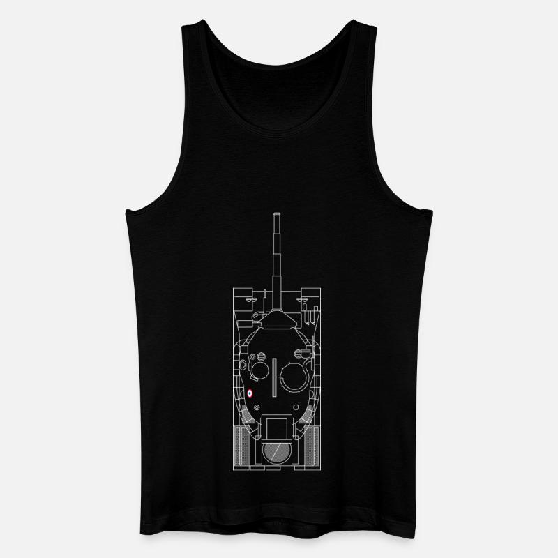 AMX 30 B. - Männer Bio Tank Top - Schwarz