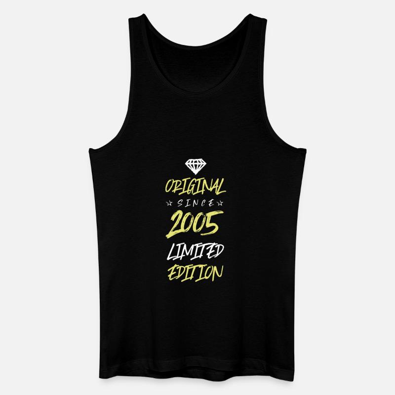 2005 limited edition - Männer Bio Tank Top - Schwarz