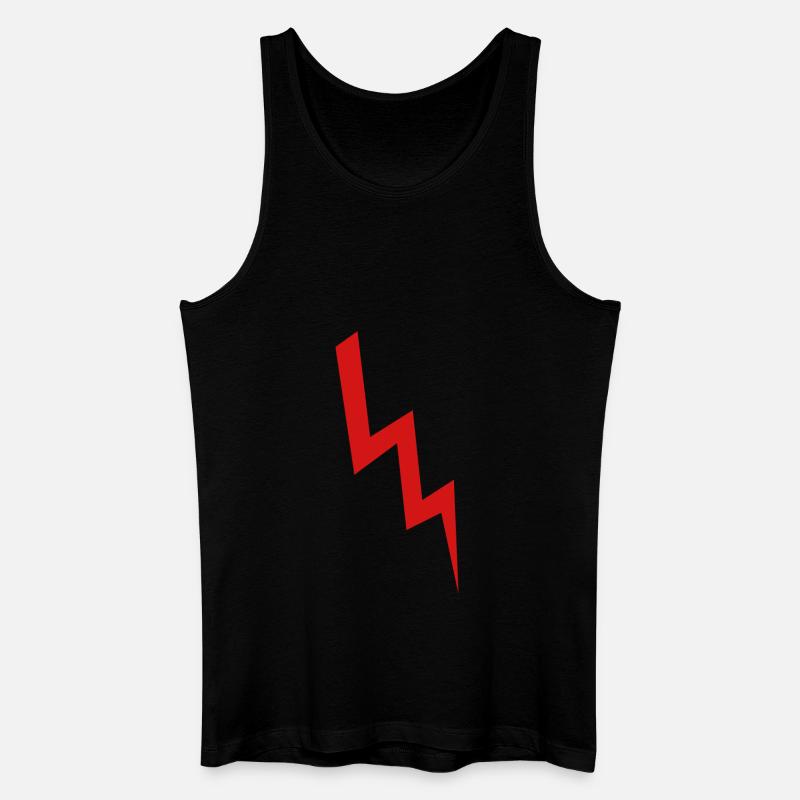 Blitz 1 - Männer Bio Tank Top - Schwarz