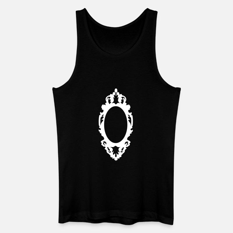 Ein antiker Spiegel - Männer Bio Tank Top - Schwarz