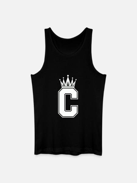 Letter C - Men’s Organic Tank Top - black